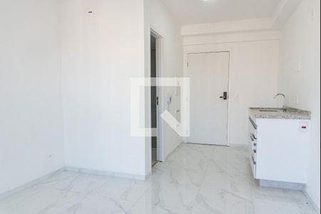 Sala e cozinha de kitnet/studio à venda com 1 quarto, 24m² em Paraíso, São Paulo
