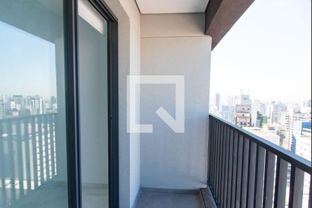 Varanda de kitnet/studio à venda com 1 quarto, 24m² em Paraíso, São Paulo