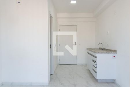 Sala e cozinha de kitnet/studio à venda com 1 quarto, 24m² em Paraíso, São Paulo