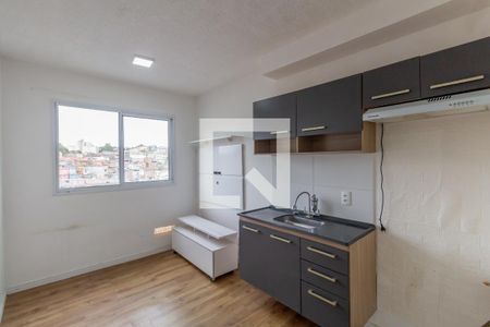 Sala e Cozinha Integrada de apartamento para alugar com 1 quarto, 26m² em Guaianazes, São Paulo