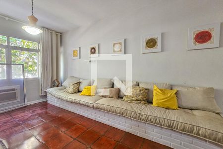 Sala de apartamento para alugar com 2 quartos, 70m² em Jardim Ana Maria, Guarujá