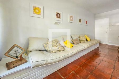Sala de apartamento para alugar com 2 quartos, 70m² em Jardim Ana Maria, Guarujá