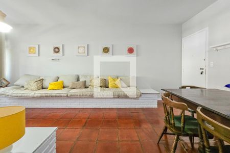 Sala de apartamento para alugar com 2 quartos, 70m² em Jardim Ana Maria, Guarujá