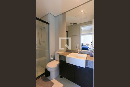 Studio para alugar com 35m², 1 quarto e 1 vaga Studio para alugar com 35m², 1 quarto e 1 vagaBanheiro