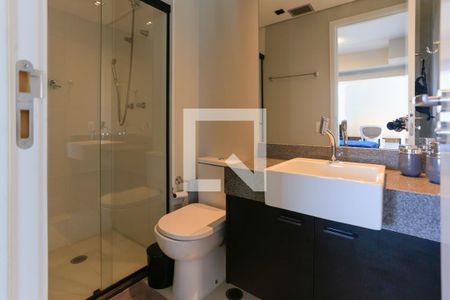 Studio para alugar com 35m², 1 quarto e 1 vaga Studio para alugar com 35m², 1 quarto e 1 vagaBanheiro