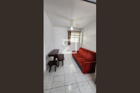 Sala de apartamento para alugar com 1 quarto, 37m² em José Menino, Santos