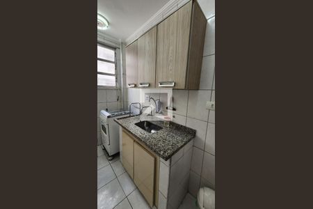 Apartamento para alugar com 37m², 1 quarto e 1 vagaDetalhe da cozinha