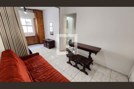Sala de apartamento para alugar com 1 quarto, 37m² em José Menino, Santos
