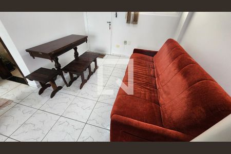 Sala de apartamento para alugar com 1 quarto, 37m² em José Menino, Santos