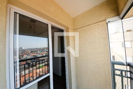 Varanda da Sala de apartamento à venda com 1 quarto, 35m² em Vila Tolstoi, São Paulo