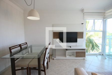 Sala de apartamento para alugar com 2 quartos, 73m² em Jardim Virgínia, Guarujá