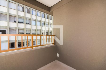 Varanda de kitnet/studio à venda com 1 quarto, 25m² em Jardim Paulista, São Paulo