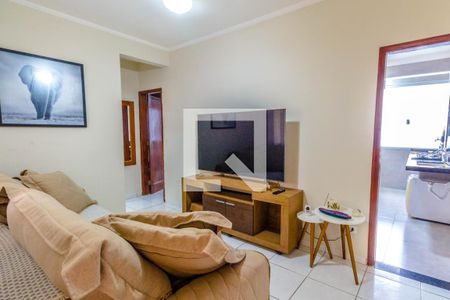 Sala de apartamento para alugar com 1 quarto, 60m² em Canto do Forte, Praia Grande