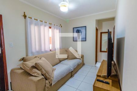 Sala de apartamento para alugar com 1 quarto, 60m² em Canto do Forte, Praia Grande