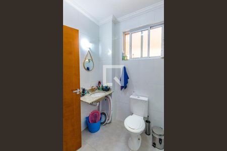 Banheiro de apartamento para alugar com 1 quarto, 60m² em Canto do Forte, Praia Grande