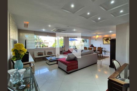 Sala de apartamento à venda com 4 quartos, 329m² em Recreio dos Bandeirantes, Rio de Janeiro