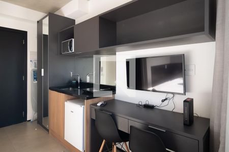 Cozinha  de apartamento para alugar com 1 quarto, 19m² em Bela Vista, São Paulo