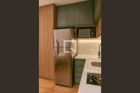 Sala e Cozinha de kitnet/studio à venda com 1 quarto, 30m² em Perdizes, São Paulo