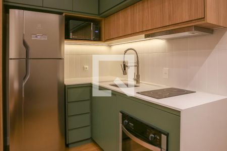 Sala e Cozinha de kitnet/studio à venda com 1 quarto, 30m² em Perdizes, São Paulo