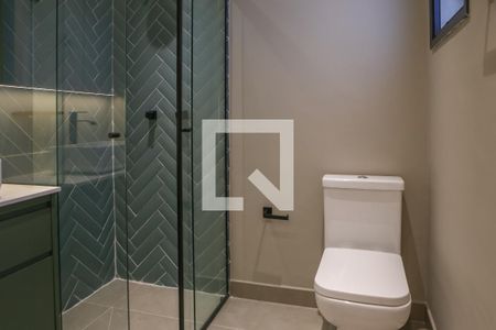 Banheiro de kitnet/studio à venda com 1 quarto, 30m² em Perdizes, São Paulo