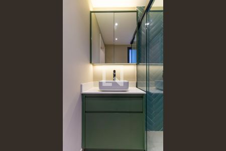 Banheiro de apartamento à venda com 1 quarto, 31m² em Perdizes, São Paulo