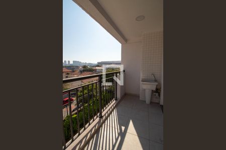 Varanda da Sala/Cozinha de apartamento à venda com 2 quartos, 44m² em Vila Sônia, São Paulo