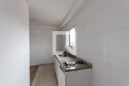 Sala e Cozinha de apartamento para alugar com 1 quarto, 31m² em Bangú, Santo André