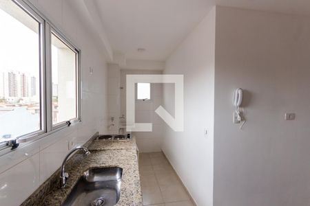Sala e Cozinha de apartamento para alugar com 1 quarto, 31m² em Bangú, Santo André