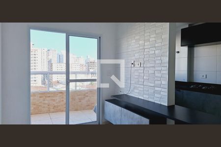 Sala de apartamento para alugar com 1 quarto, 40m² em Aviação, Praia Grande