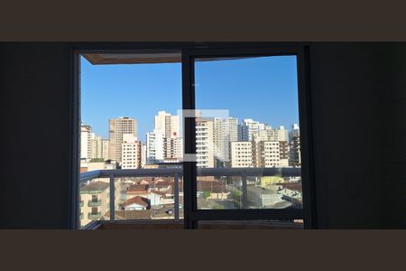 Vista da sala de apartamento para alugar com 1 quarto, 40m² em Aviação, Praia Grande