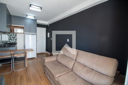 Sala de apartamento à venda com 1 quarto, 37m² em Campo Belo, São Paulo