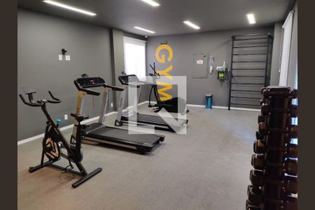 Apartamento para alugar com 34m², 1 quarto e sem vaga Apartamento para alugar com 34m², 1 quarto e sem vagaÁrea comum - Academia