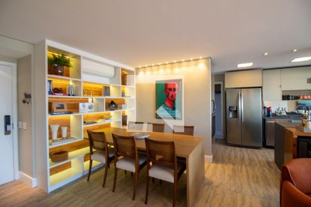 Sala de Jantar de apartamento à venda com 2 quartos, 138m² em Brooklin Paulista, São Paulo