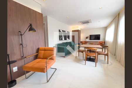 Apartamento à venda com 32m², 1 quarto e sem vagaÁrea comum-salão de festas , Coliving com TV integrado 