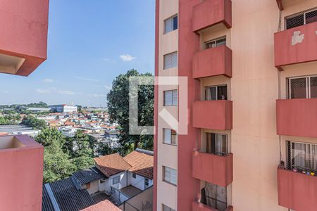 Vista varanda sala de apartamento para alugar com 2 quartos, 59m² em Vila Mangalot, São Paulo