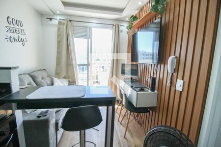 Sala de apartamento à venda com 1 quarto, 29m² em Belenzinho, São Paulo