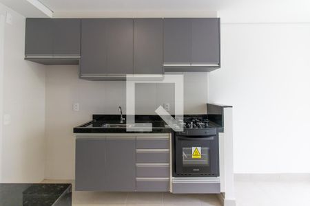 Cozinha de apartamento à venda com 1 quarto, 31m² em Bom Retiro, São Paulo