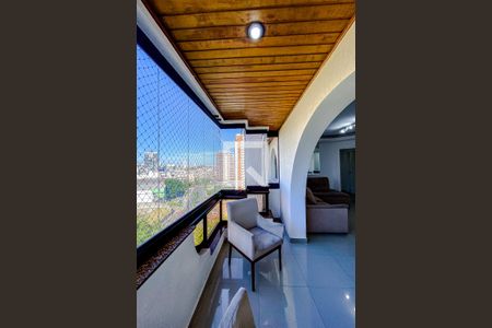 Varanda da Sala de apartamento para alugar com 3 quartos, 135m² em Jardim Analia Franco, São Paulo