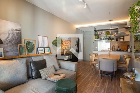 Sala de apartamento à venda com 3 quartos, 77m² em Consolação, São Paulo