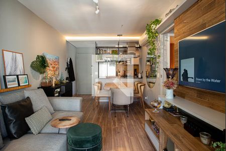 Sala de apartamento à venda com 3 quartos, 77m² em Consolação, São Paulo