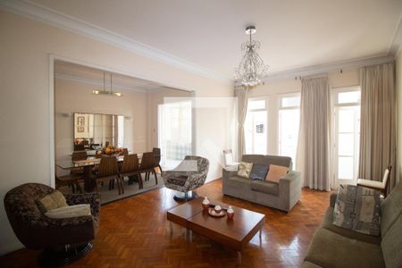 Sala de apartamento à venda com 3 quartos, 160m² em Copacabana, Rio de Janeiro