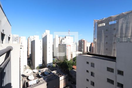 Vista da Sacada de kitnet/studio à venda com 1 quarto, 21m² em Vila Mariana, São Paulo