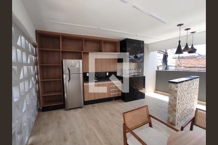 Sala/ cozinha de apartamento à venda com 1 quarto, 40m² em Água Branca, São Paulo