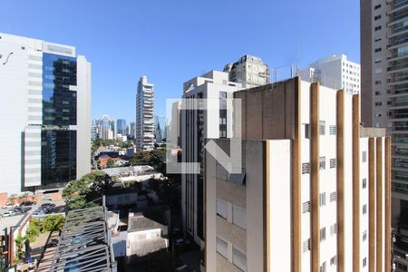 Vista  de kitnet/studio para alugar com 1 quarto, 40m² em Itaim Bibi, São Paulo
