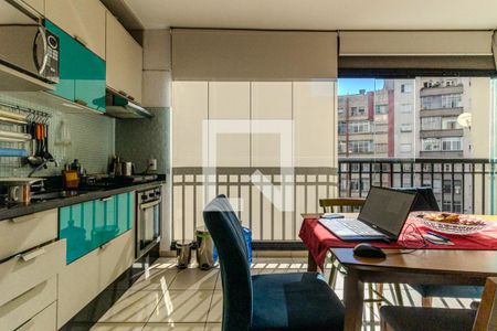 Cozinha de apartamento para alugar com 2 quartos, 60m² em Santa Cecília, São Paulo
