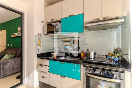 Cozinha de apartamento à venda com 2 quartos, 60m² em Santa Cecília, São Paulo