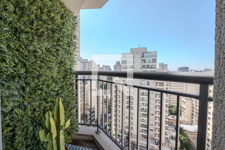 Sacada de apartamento à venda com 1 quarto, 32m² em Consolação, São Paulo