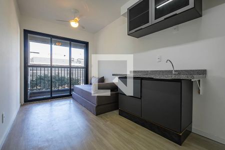 Sala/Cozinha de kitnet/studio à venda com 1 quarto, 29m² em Pinheiros, São Paulo
