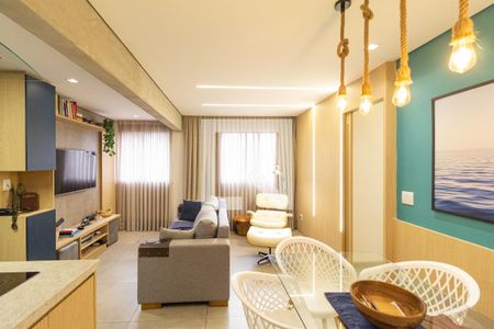 Sala de apartamento à venda com 2 quartos, 57m² em Vila Yara, Osasco
