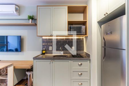 Studio à venda com 28m², 1 quarto e sem vagaCozinha